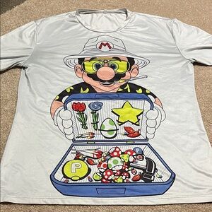 Graphic T-Shirt with Cartoon Design
